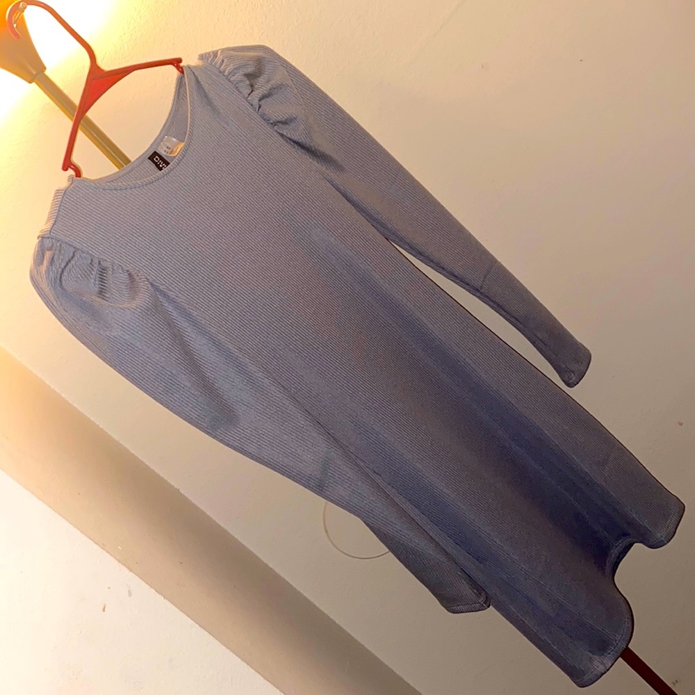 Gray night out dress